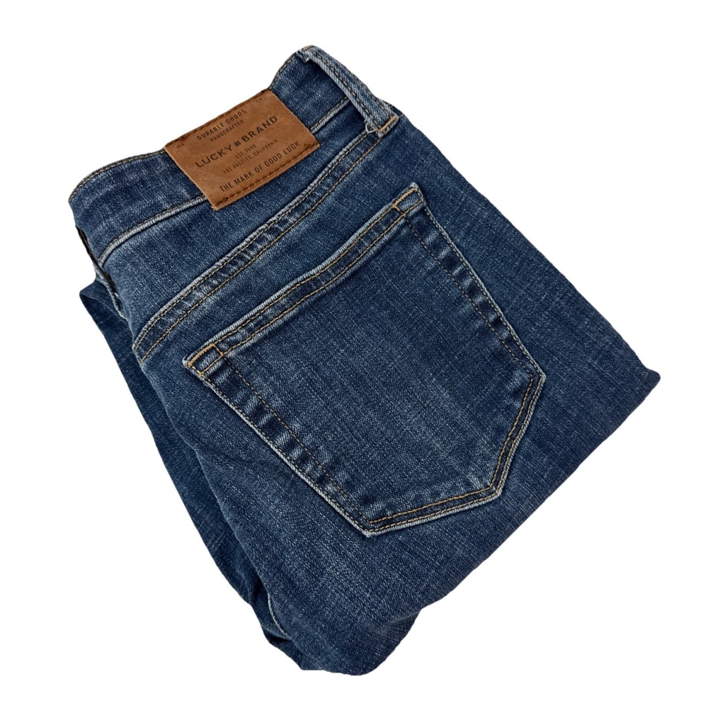 Lucky Brand Ava Skinny Jeans Womens 0/25 Ankle Blue Medium Wash Stretch USA Used
